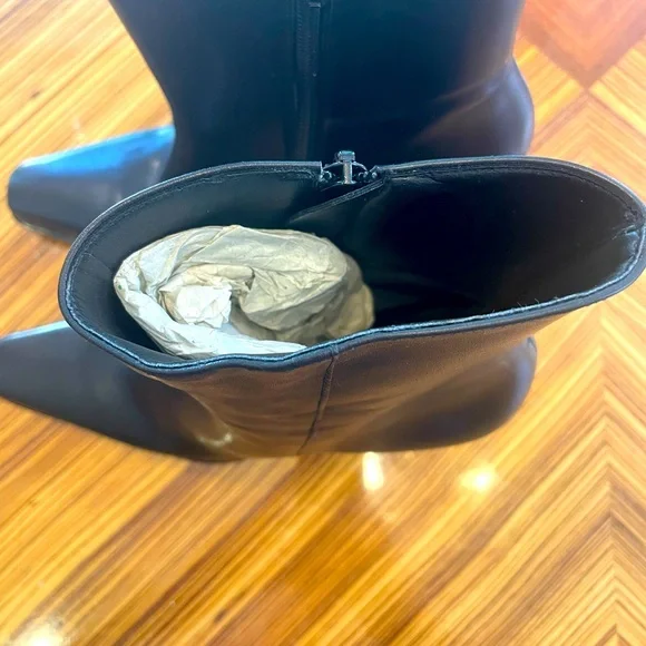 Gianni Bini size 8.5M ankle booties zipper rich brown like new - Picture 3 of 10